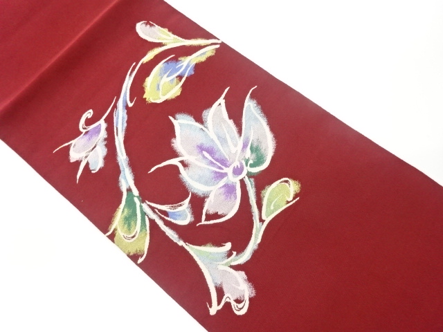 JAPANESE KIMONO / VINTAGE NAGOYA OBI / TSUZURE / WOVEN FLOWER
